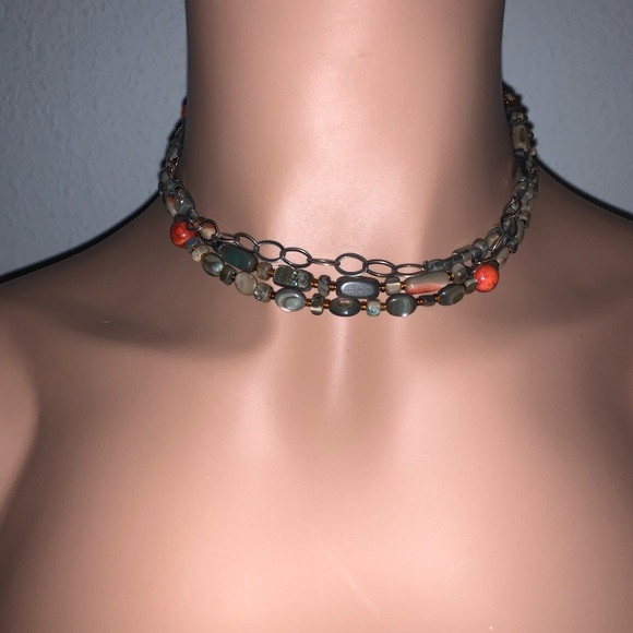 Silpada Vintage Sterling & Coral, Abalone & Shell *FIESTA FUN Necklace - Picture 13 of 14